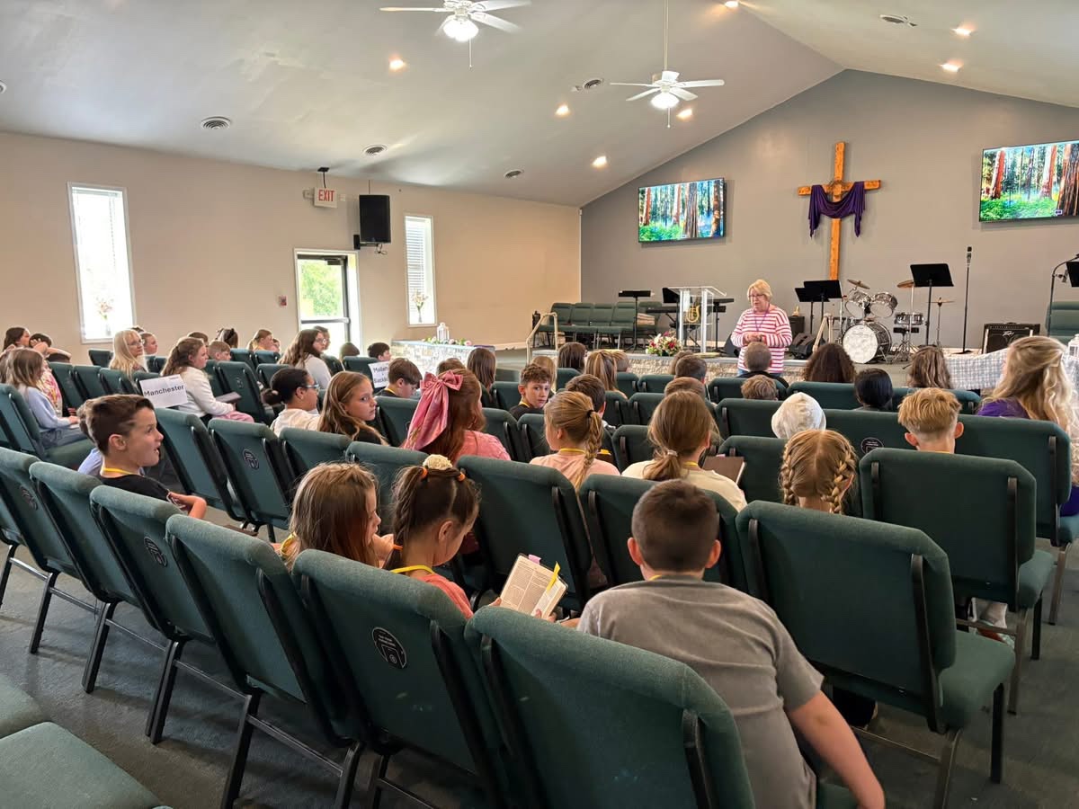 Student reading a Bible